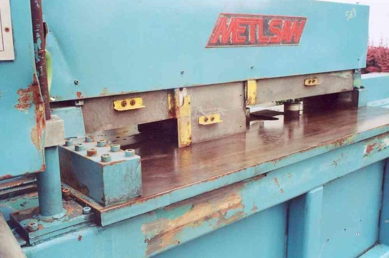 2" X 5' METLSAW AUTOMATIC TRAVERSING PLATE SAW:  STOCK #17128