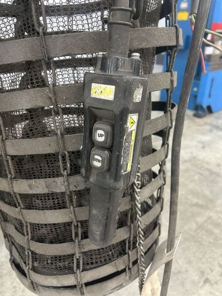 CM Powerstar 717202E 10 Ton Electric Chain Hoist w/ Manual Trolley