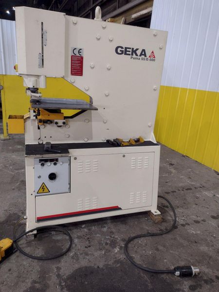 60 TON GEKA PUMA MODEL #55S SINGLE END HYDRAULIC PUNCH: STOCK #20638