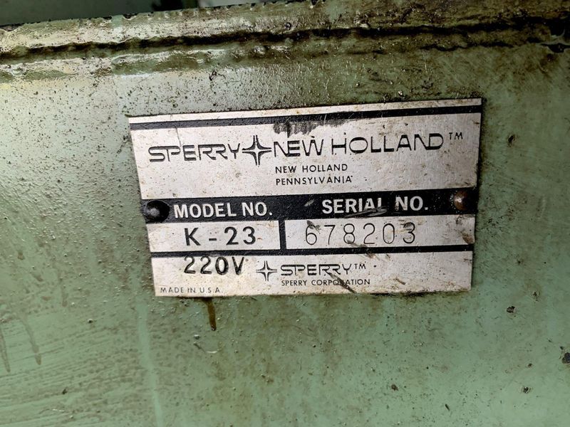 New Holland Model K-23 Spin Dryer