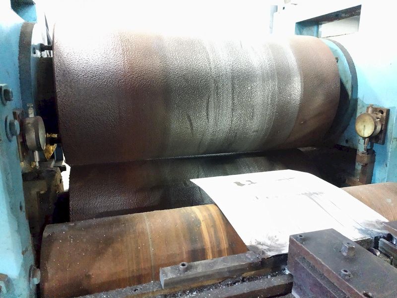 24" WIDE METAL EMBOSSING ROLLS EMBOSSER: STOCK #12079
