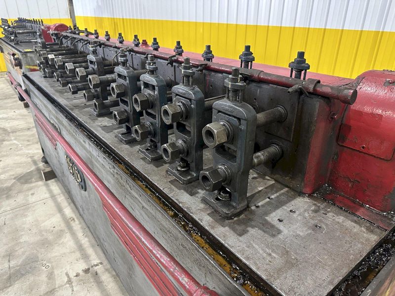 12 STAND X 1.5" x 8" RS TISHKEN MODEL #12MLW-1-1/2 ROLLFORMER: STOCK #20519