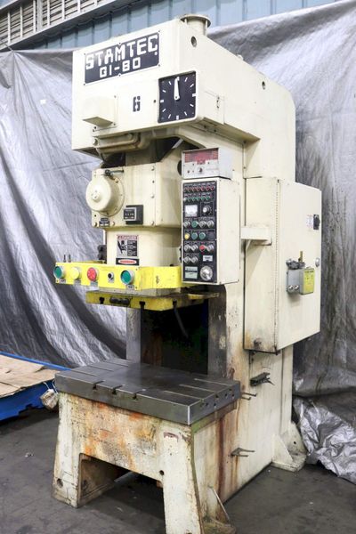 80 TON STAMTEC GAP FRAME PRESS: STOCK 72887