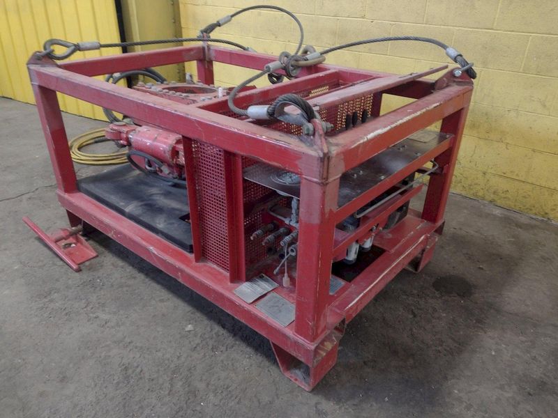10" WEATHERFORD MODEL "SUT" PORTABLE PIPE HYDRDAULIC BREAK-OUT & BUCKING MACHINE: STOCK #18037