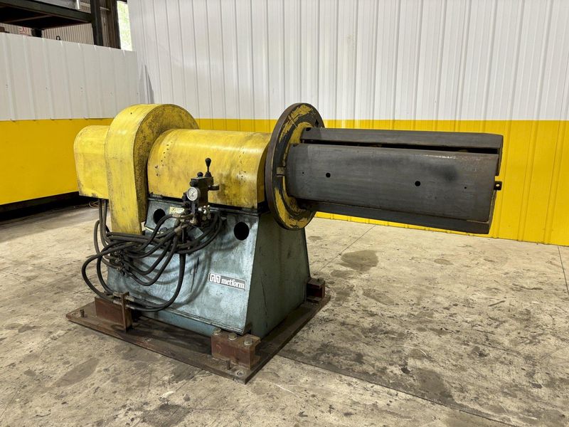 10,000 LBS X 36" METFORM MODEL #MCO1421-1 PULL OFF UNCOILER COIL REEL, NEW 1997: STOCK #21328