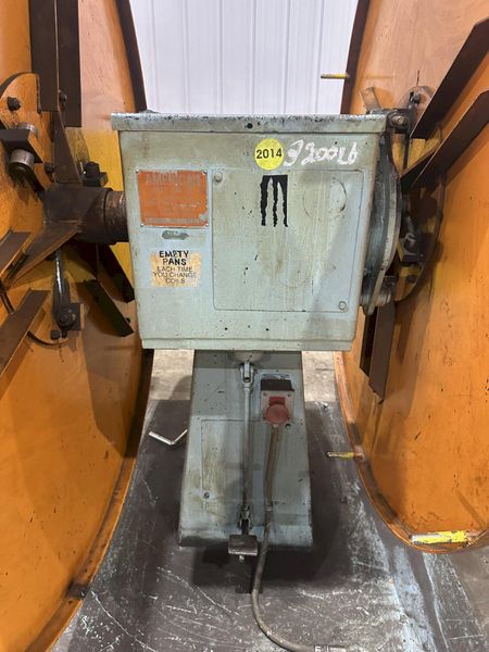 4,000 LBS x 20" AMERICAN STEEL LINE MODEL #60 DOUBLE END PULL OFF UNCOILER COIL REEL: STOCK #230