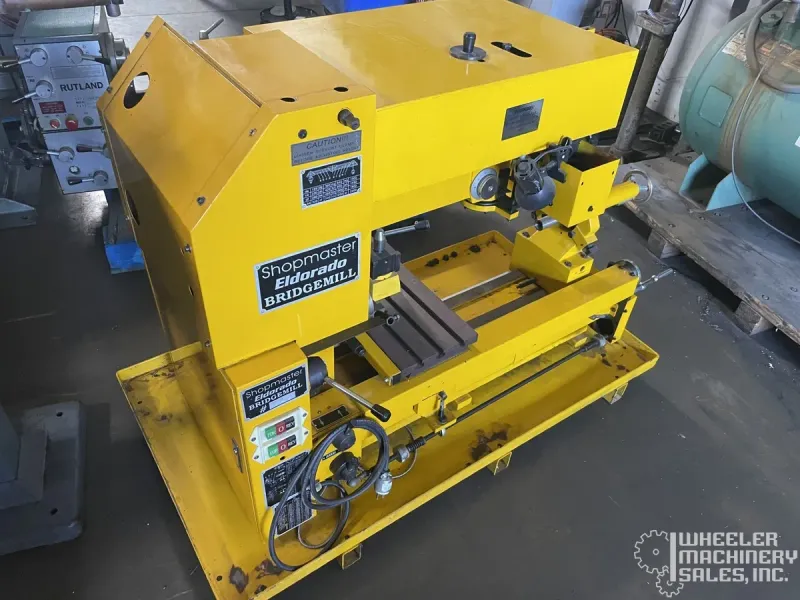 SHOPMASTER El Dorado Bridgemill 3-N-1 Lathe/Mill Combo Machine #8322 #1