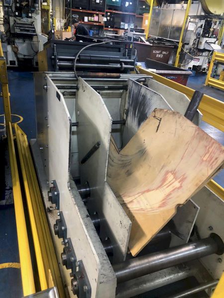 6000 LB X 25" X .090" DURANT COIL CRADLE STRAIGHTENER
