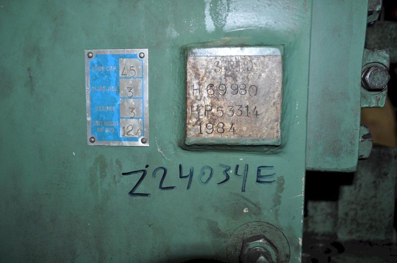 45 TON BLISS OBI PRESS