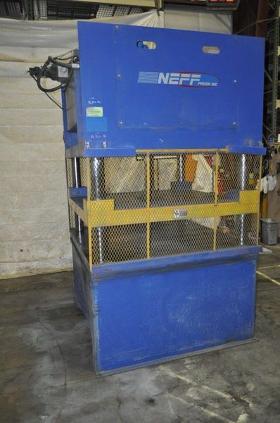 42.4 Ton 4 Post Neff Hydraulic Press