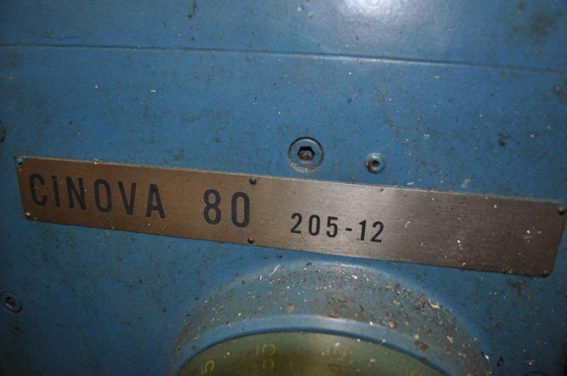 CINCINNATI UNVERSAL MILLING MACHINE CINOVA 80 205-12