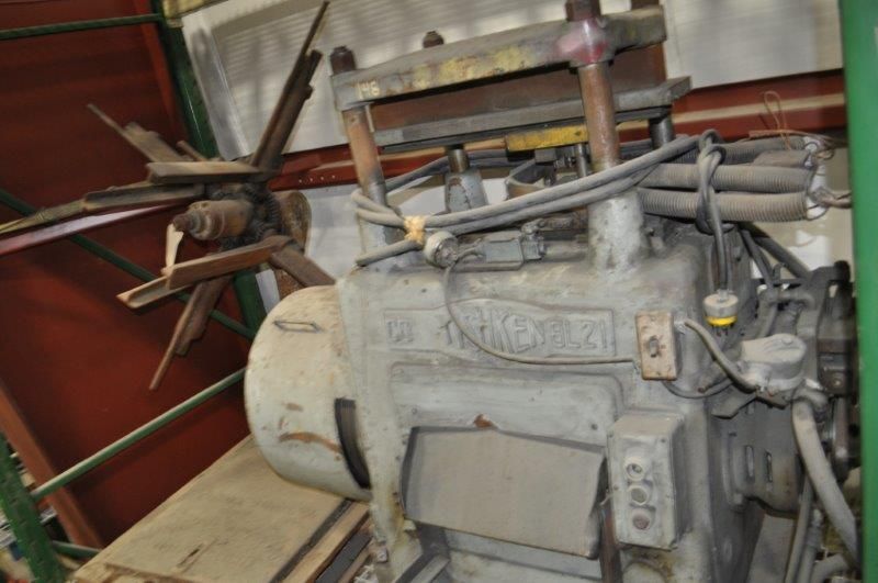 18 Ton Tishken 4-Post Cut Off Press