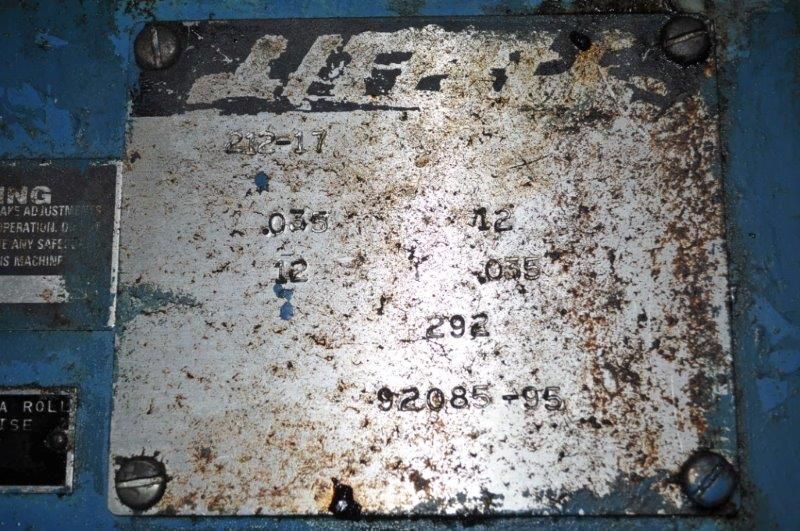 12" x .035" LITTELL STRAIGHTENER