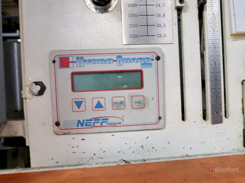29.5 TON NEFF HYDRAULIC C FRAME PRESS
