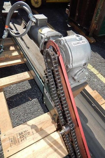 8" W X 92" L HYTROL FLAT BELT CONVEYOR
