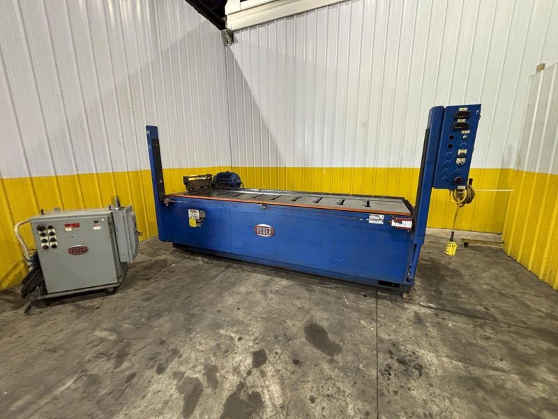9 STAND YODER MODEL M1-1/2 ROLLFORMER BASE WITH ELECTRICS / MAGNETEK GPD-515 DRIVE: STOCK #23428