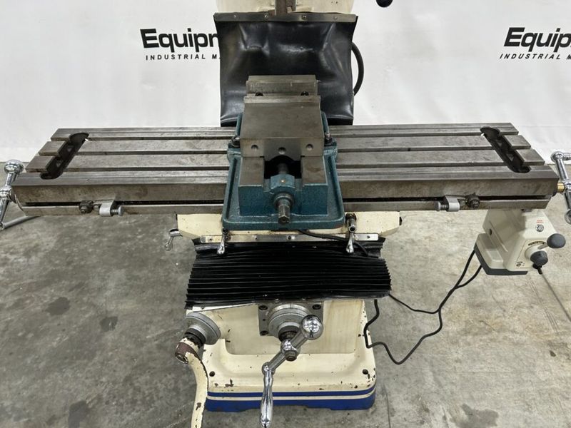 Birmingham BPS-1642 9″ x 42″ Vertical Milling Machine w/ Power Feed, Machinist Vise