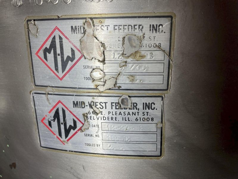 Mid-West Feeder 21" CW Vibratory Bowl