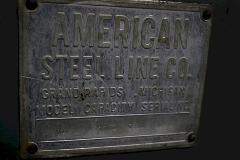 1000 LBS X 18" AMERICAN STEEL LINE MOTORIZED  COIL REEL: STOCK #76335