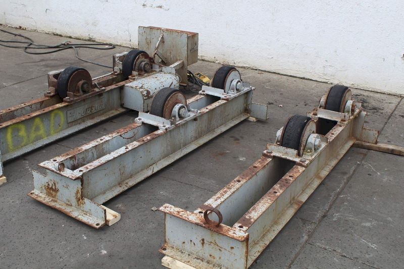 15 TON ARONSON TANK TURNING ROLLS 1 DRIVE & 2 IDLERS: STOCK # 72464