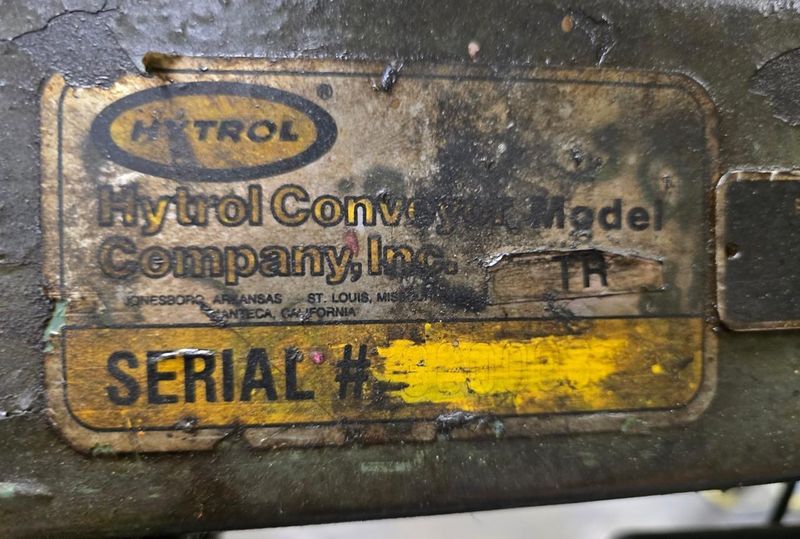 6' X 12" HYTROL FLAT BELT CONVEYOR