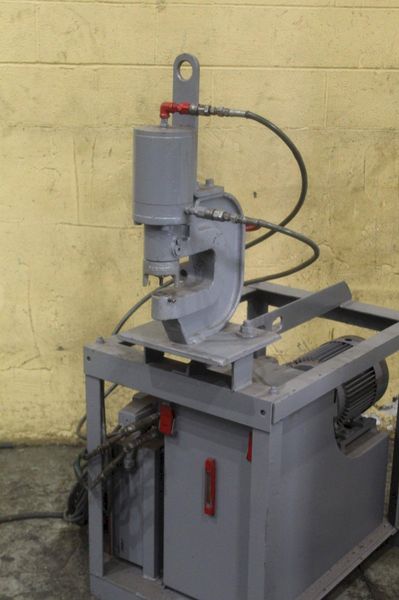 20 TON FABRILINE C FRAME HYDRAULIC FLANGE PUNCH: STOCK #69702