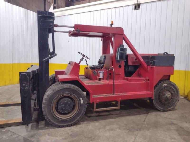 50,000 LB CAPACITY TAYLOR (EAGLE FRAME) MODEL #YS DETROIT DIESEL HEAVY DUTY FORKLIFT: STOCK #181