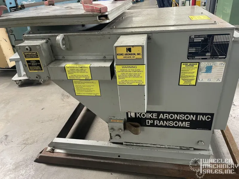 KOIKE ARONSON HD-25VF Welding Positioner #8374 #1