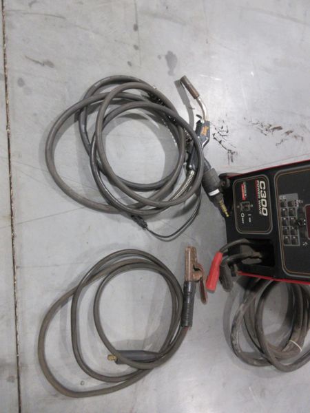 Lincoln Electric Power Wave C300 multi-process power source with an integrated wire feeder- Auction Item