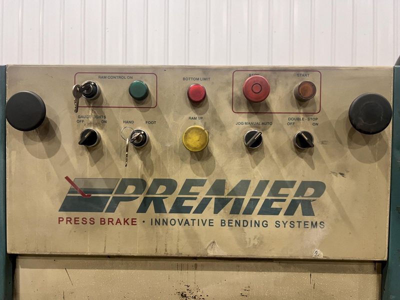 25 TON X 48" PREMIER HYDRAULIC PRESS BRAKE WITH CNC HURCO BACKGUAGE: STOCK #21973