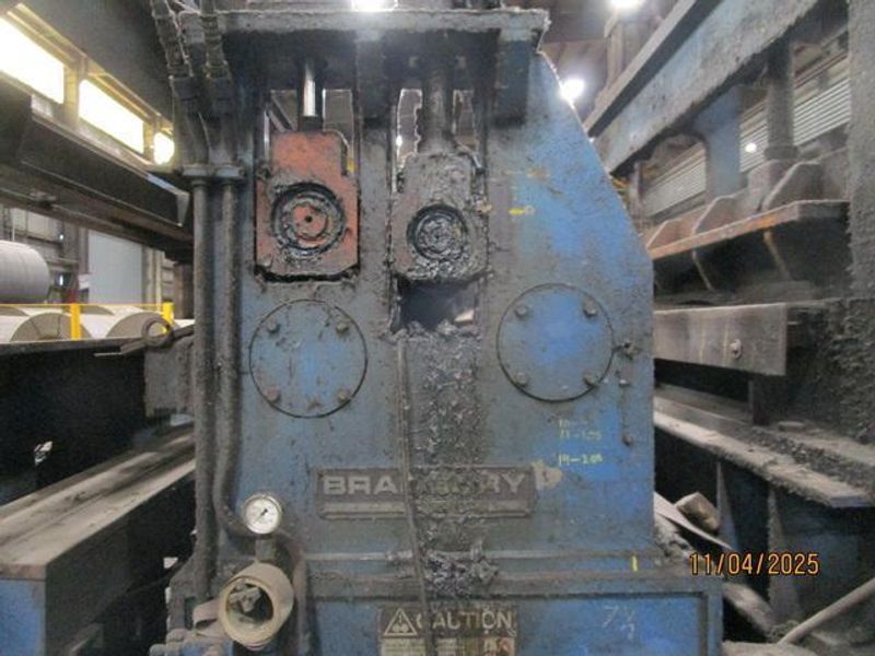 72" x .250" x 80,000# Bradbury Cut-To-Length Line