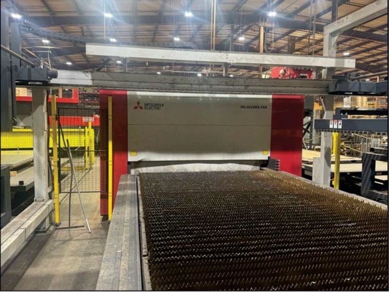 Mitsubishi ML4020RX-F60 6kW 6′ x 12′ CNC Fiber Laser (2020)