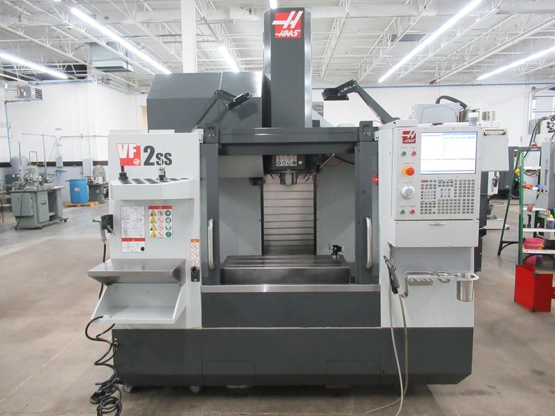 Haas VF-2SS CNC Vertical Machining Center, 30"x16"x20", CT40, 12K RPM, 30 ATC, Probing, 1K PSI TS Coolant - 2022