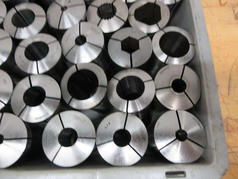 Hardinge & Lyndex 16C Collets (30pcs) Assorted Diameters and Shapes- Auction Item