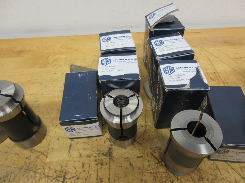 Southwick & Meister (16pcs) Swiss CNC Guide Bushings and Collets for Tsugami, Namura, Star and Other ***New Unused***- Auction Item