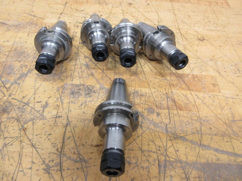 CAT 40 - ER16 Collet Chucks(5 pcs) - Acupro # CAT-40 ER16-3.500" Gage Length- Auction Item