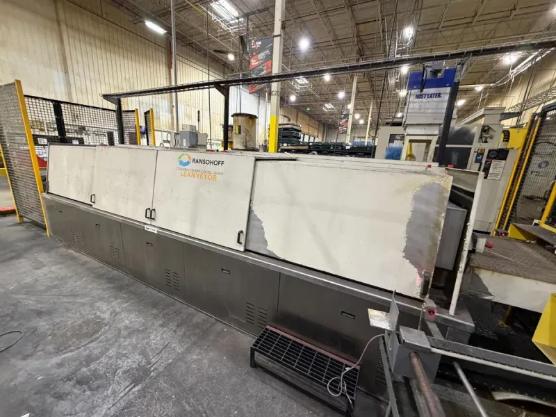 2016 Ransohoff Leanveyor 36" Wide Inline parts washer Stainless Steel