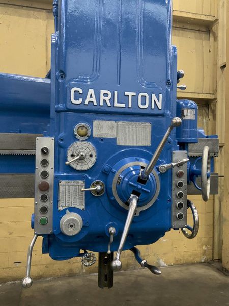 5' X 15" CARLTON MODEL #3A RADIAL ARM DRILL: STOCK #80780