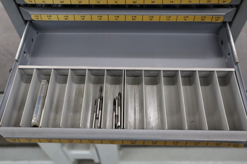 Huot Drill Index, Taps - 5 Drawer- Auction Item