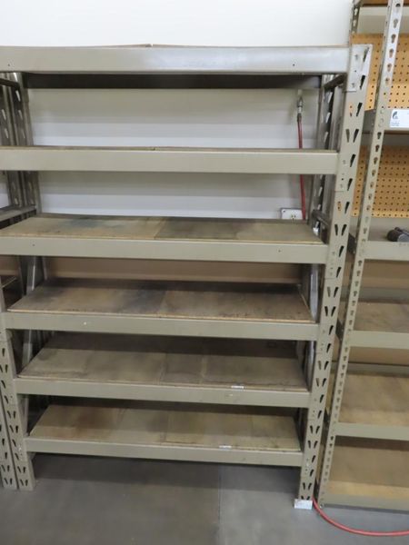 Adjustable Steel Shelving (9)- Auction Item