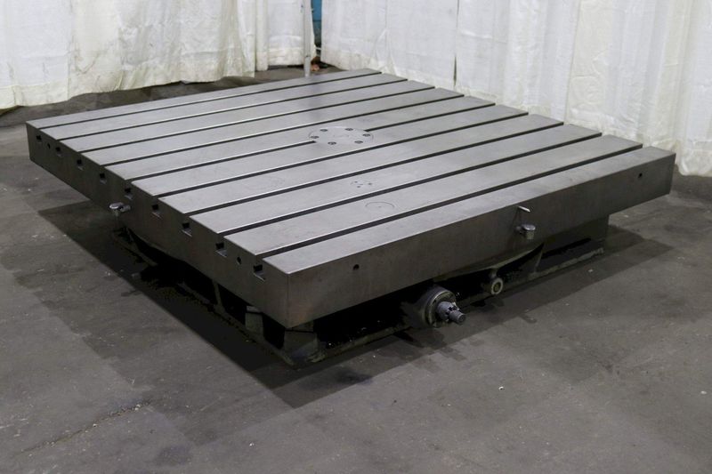 59" X 59"  SHIBAURA T-SLOTTED ROTARY TABLE: STOCK #72371