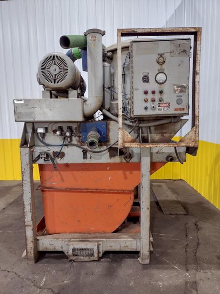 40 HP DEMARCO MAX VAC MODEL #XR40E8 INDUSTRIAL VACUUM & HOPPER: STOCK #19483