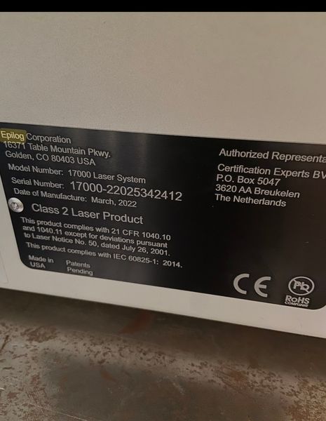 Epilog Fusion Edge 12 24″ x 12″ Engraver