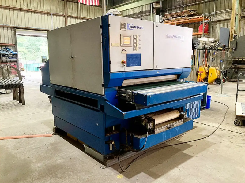 2008 Butfering Steelmaster SPW 413 Abrasive Finishing Machine (#6075)