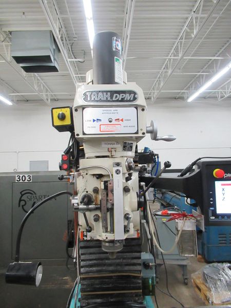 Sharp LMV-50/DVS 3-Axis CNC Vertical Knee Mill, Acu-Rite MILLPWR CNC Control, Electronic Variable Speed Drive