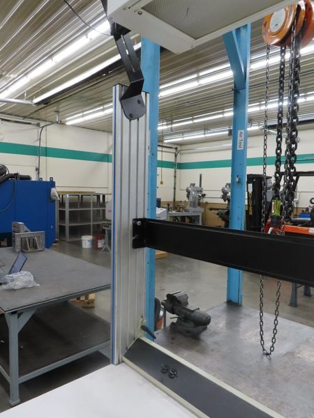 Adjustable Work Bench and Light w Power Strip- Auction Item