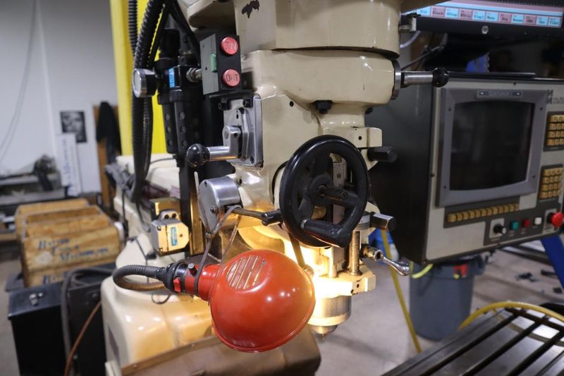 Chevalier FM-3VKH 3-Axis CNC Knee Mill, 50"x10" Table, Kurt Power Drawbar- Auction Item