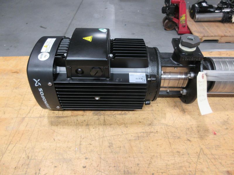 Grundfos MG100LC2-2828FT130-H3, Makino A51 HP Coolant Pump, 500 PSI Max, ***New Never Hooked Up***- Auction Item