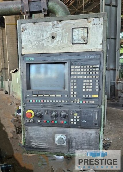 Wohlenberg VDF, 44" Swing, 708" C.C, 32.6" Over Carriage, 31.5 Ton Weight Cap., Siemens 820T CNC, #43356
