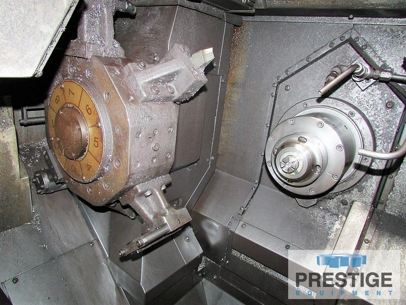 Okuma LFS10-2SP, 8.6" Swing, 3.9" Machining Length, 6" Chuck, Parts Loader, OSP-U100L CNC, #32336